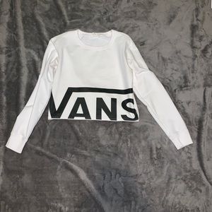 vans long sleeve cropped tee